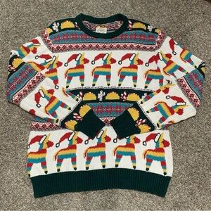 St. John’s Bay Chunky Llama Taco Tuesday Ugly Christmas Sweater